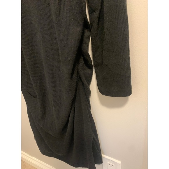 π Elegant Black Hooded Maternity Dress XL - Picture 10 of 13